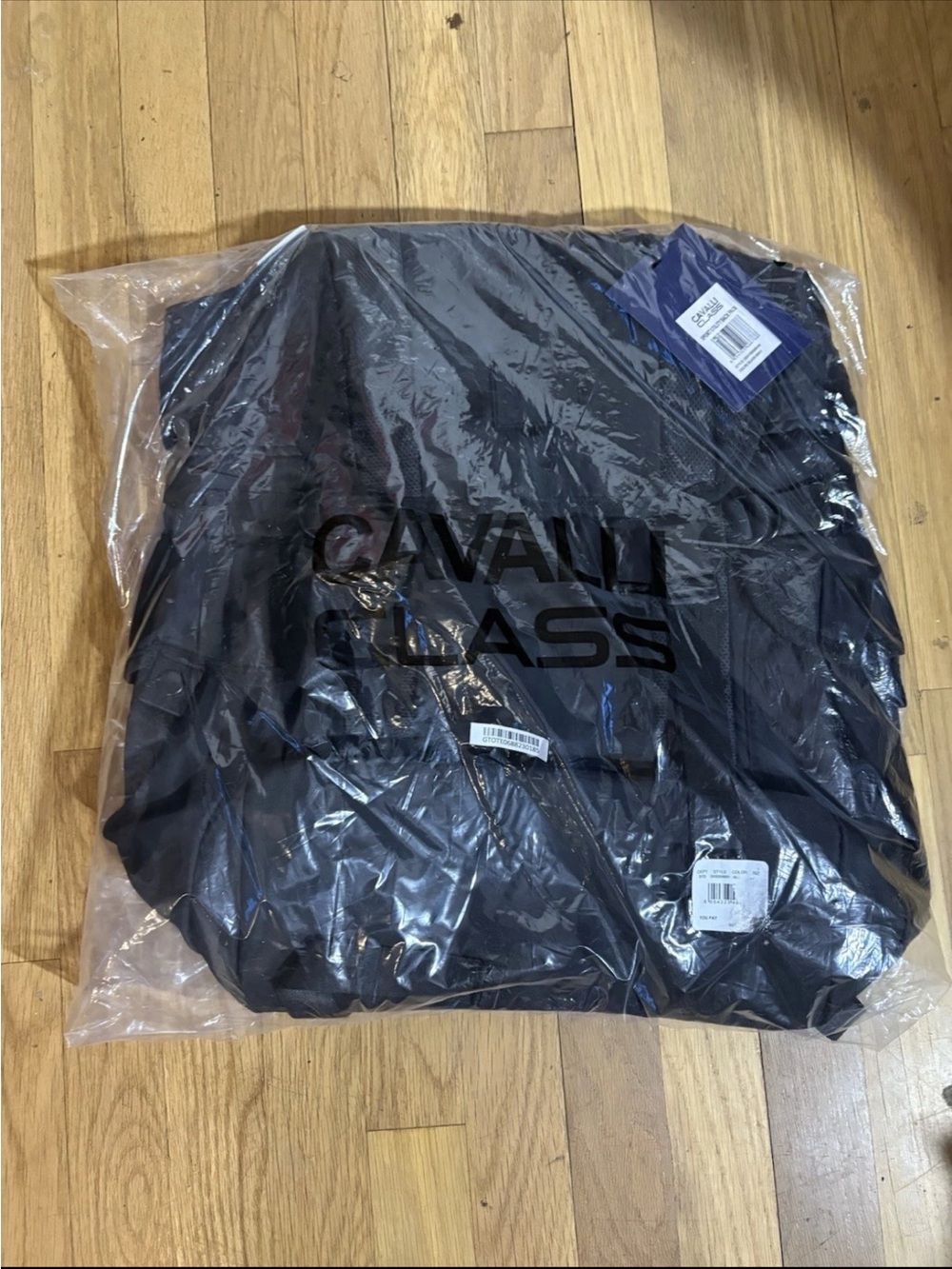 Cavalli Class Black Packaged Garment